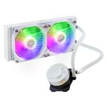 Cooler Master MasterLiquid 240L Core ARGB White All in One Water Cooling Support Intel LGA 1700 / 1200 / 1150, AMD Socket AM5 / AM4