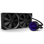 NZXT Kraken X63 280mm AiO Water Cooling Kit 2x 140mm Fans, Infinity Mirror, Rotatable Cap Support Intel LGA 1700 / 1200 / 1151 / 1150 / 1155 / 1156 / 1366 / 2011-3, AMD AM5 / AM4 / AM3+ / AM3 / AM2+ / AM2 / FM2+ / FM2 / FM1 / TR4 (TR bracke