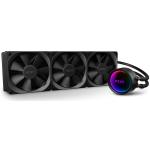 NZXT Kraken X73 360mm AiO Water Cooling with Infinity Mirror, Rotatable Cap, Support Intel Socket LGA 1700 / 1200 / 1151 / 1150 / 1155 / 1156 / 1366 / 2011-3, AMD AM5 / AM4 / AM3+ / AM3 / AM2+ / AM2 / FM2+ / FM2 / FM1 / TR4 (TR bracket prov