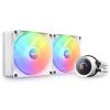 NZXT Kraken 280 RGB White 280mm AiO Water Cooling with 1.54 inch square LCD Display, White, F120 RGB Core Fans, for Intel Socket LGA 1700 / 1200 / 115X, AMD AM5 / AM4 / sTRX4* / TR4* (*Threadripper bracket not included) NZXT Kraken 280 RGB White 280mm AiO Water Cooling with 1.54 inch square LCD Display, White, F120 RGB Core Fans, for Intel Socket LGA 1700 / 1200 / 115X, AMD AM5 / AM4 / sTRX4* / TR4* (*Threadripper bracket not included)
